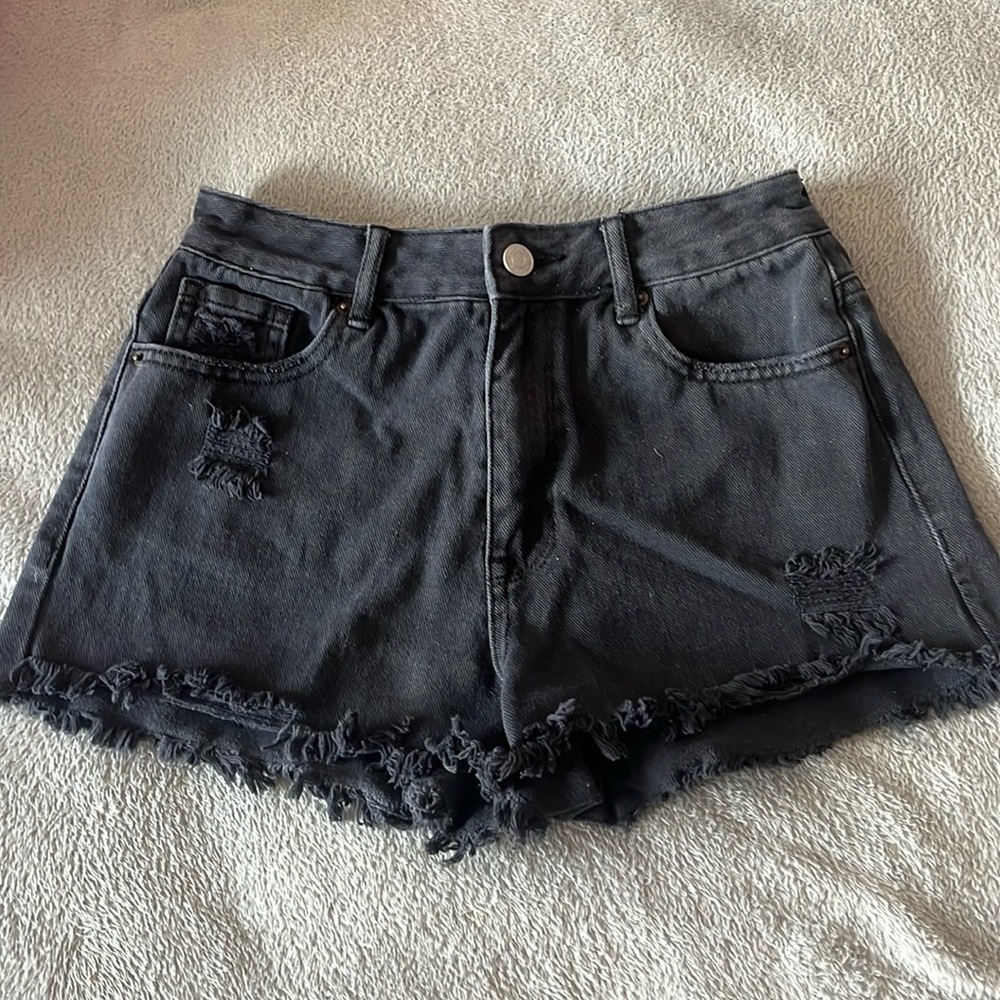 Pacsun black jean shorts